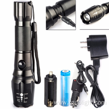 T6 Flashlights With Long Adjustable Focus Flashlights